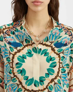 La DoubleJ Camicie E Top<Estelle BlouseEve Ecru in Crepe De Chine