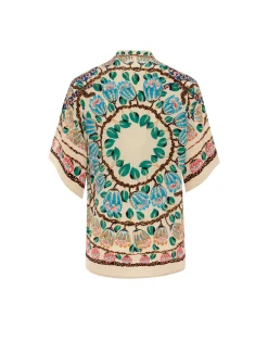 La DoubleJ Camicie E Top<Estelle BlouseEve Ecru in Crepe De Chine
