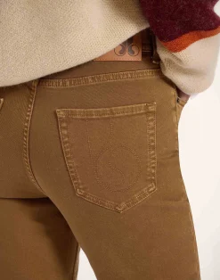 La DoubleJ Denim|Pantaloni E Shorts<Fancy Crop JeansKhaki in Denim With Feathers