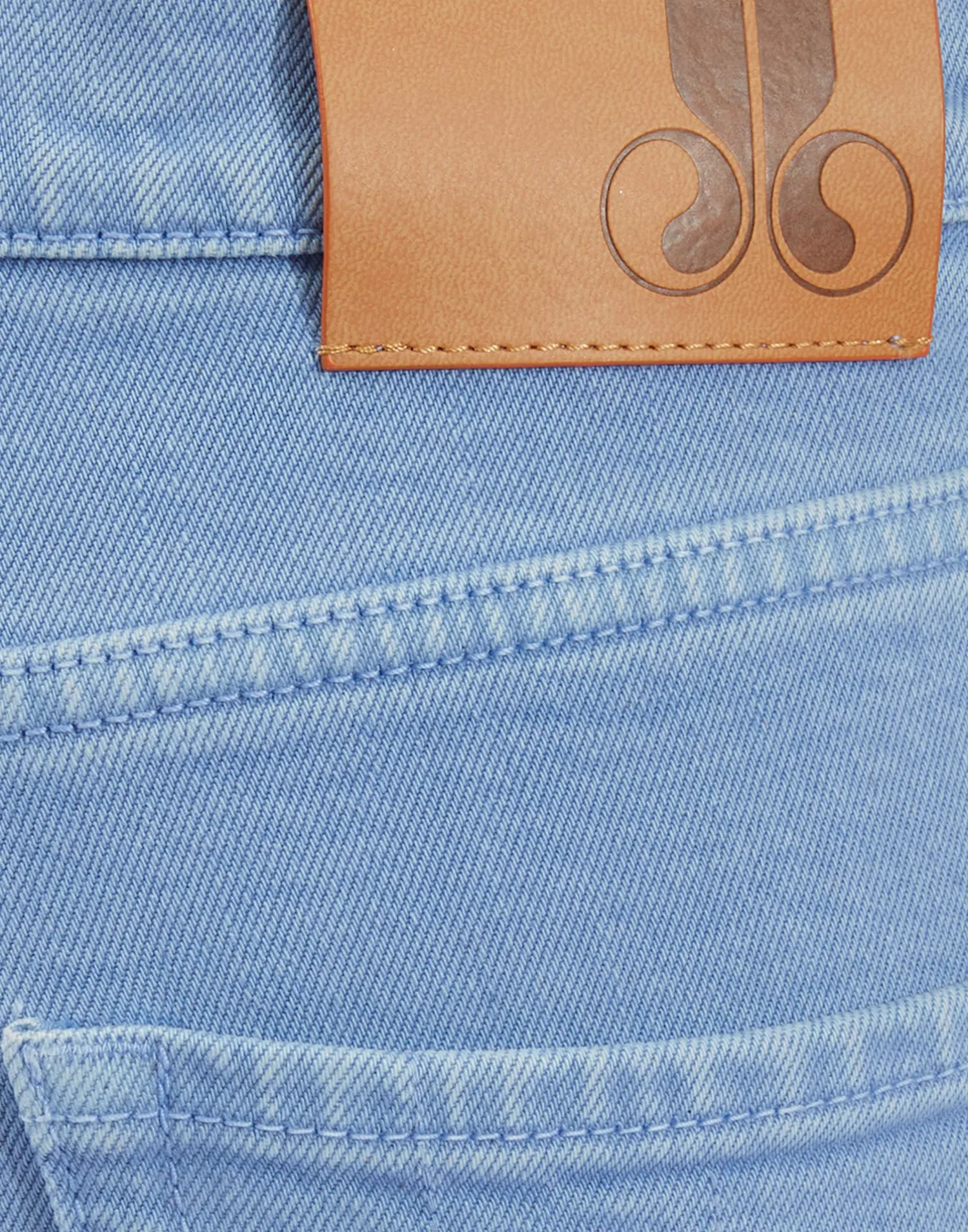 La DoubleJ Denim|Pantaloni E Shorts<Fancy Crop Jeans (With Feathers)Light Blue in Denim