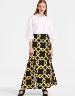 La DoubleJ Gonne<Flipper SkirtTackle Black in Sabl&eacute;