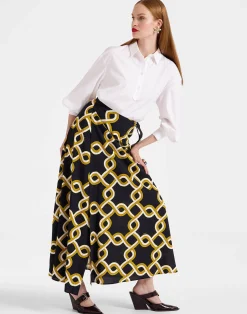 La DoubleJ Gonne<Flipper SkirtTackle Black in Sabl&eacute;