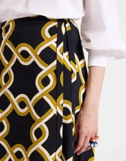 La DoubleJ Gonne<Flipper SkirtTackle Black in Sabl&eacute;
