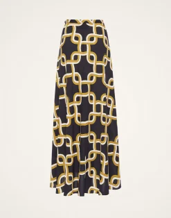 La DoubleJ Gonne<Flipper SkirtTackle Black in Sabl&eacute;