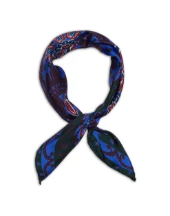 La DoubleJ Foulard E Sciarpe|Accessories<Folky Hearts Foulard (45X45)Folky Hearts Blue in Silk