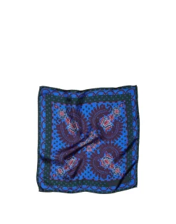 La DoubleJ Foulard E Sciarpe|Accessories<Folky Hearts Foulard (45X45)Folky Hearts Blue in Silk