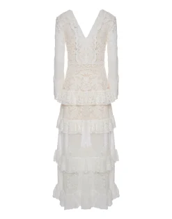 La DoubleJ Vestiti<Footloose Lacey DressWhite in Cotton Lace