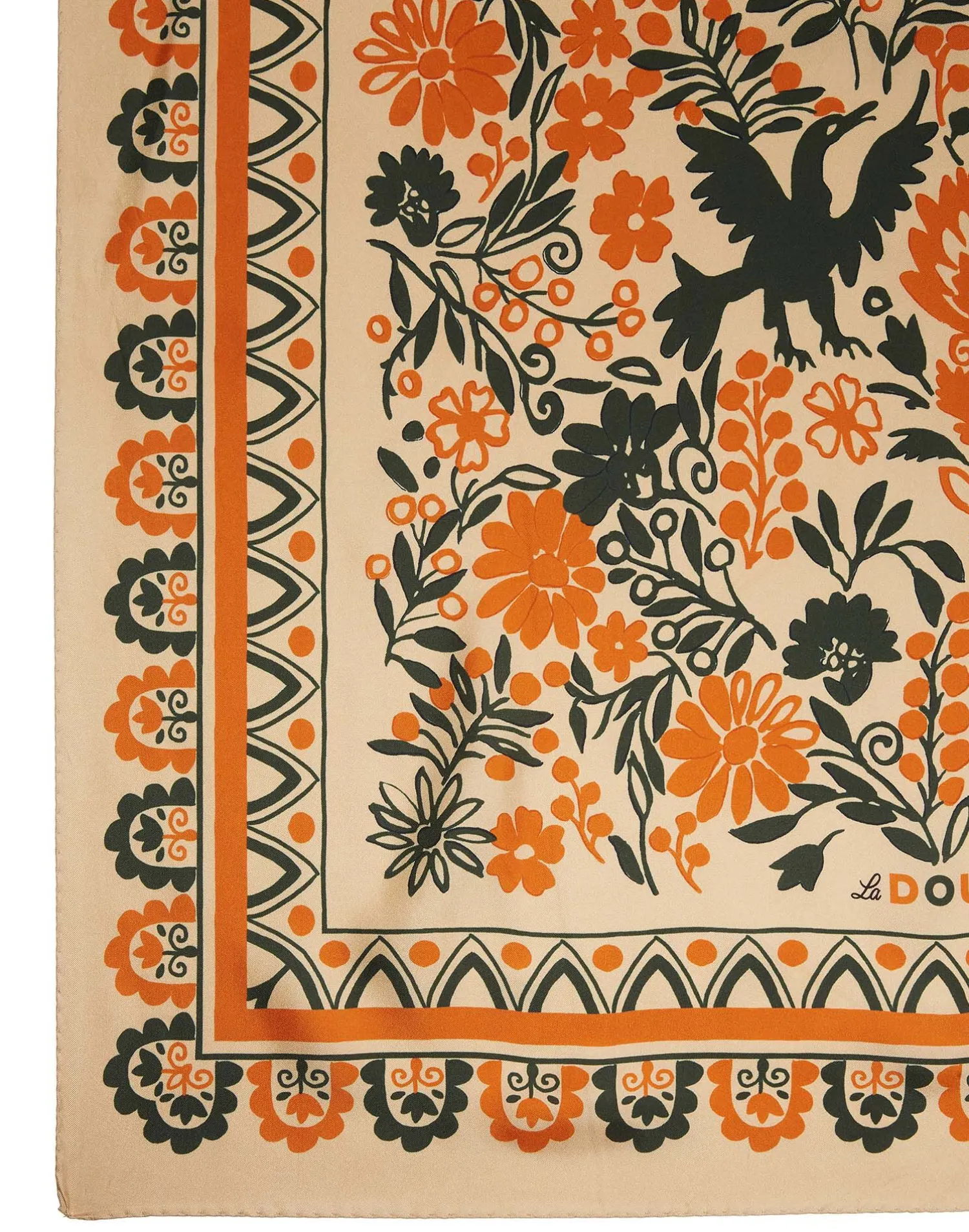 La DoubleJ Foulard E Sciarpe|Accessories<Forest Foulard (90X90)Forest Square in Silk