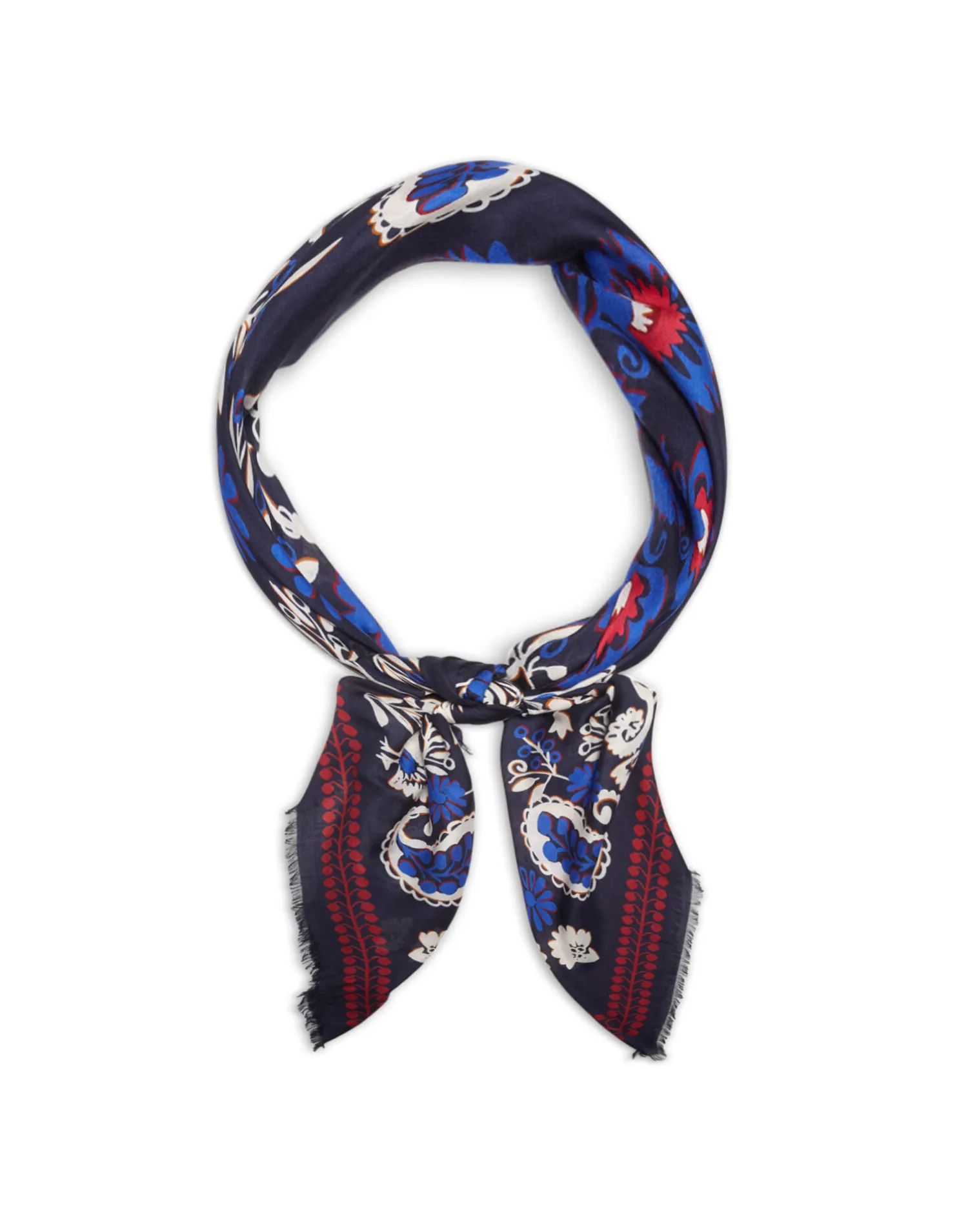 La DoubleJ Foulard E Sciarpe|Accessories<Forest Scarf (120X120)Forest Bandana in Modal Silk Blend