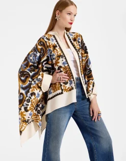 La DoubleJ Capispalla<Foulard JacketCorsini Cream in Jacquard
