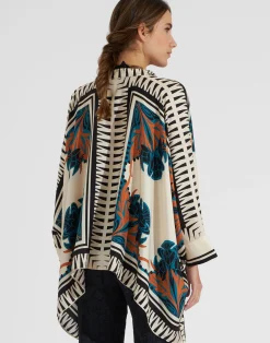 La DoubleJ Camicie E Top<Foulard ShirtFlorence Plac&eacute;e in Silk Twill
