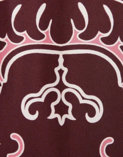 La DoubleJ Party Dressing<Foulard ShirtOltrarno Plac&eacute;e Pink in Silk Twill