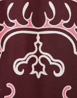 La DoubleJ Camicie E Top<Foulard ShirtOltrarno Placée Pink in Silk Twill