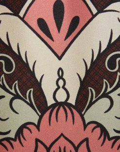 La DoubleJ Camicie E Top<Foulard ShirtPortal Plac&eacute;e Brown in Silk Twill