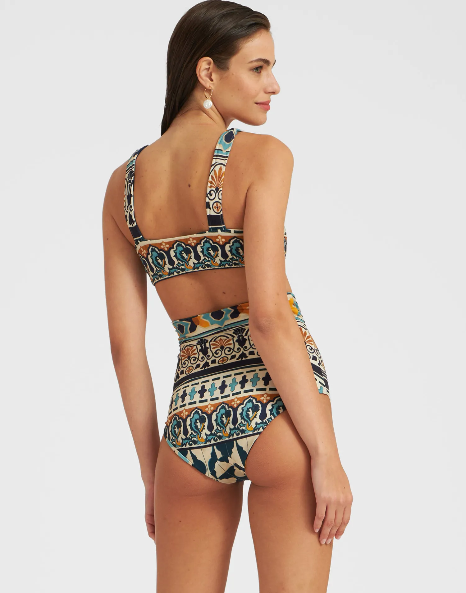 La DoubleJ Moda Mare<Giga BriefCasareale Small Placèe Cream in Lycra