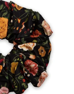 La DoubleJ Accessori Per Capelli|Accessories<Giga ScrunchieBotticelli Black in Light Faille