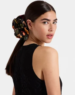 La DoubleJ Accessori Per Capelli|Accessories<Giga ScrunchieBotticelli Black in Light Faille