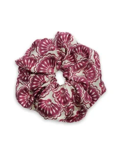 La DoubleJ Accessori Per Capelli|Accessories<Giga ScrunchieFans Purple in Silk Twill