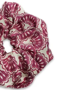 La DoubleJ Accessori Per Capelli|Accessories<Giga ScrunchieFans Purple in Silk Twill