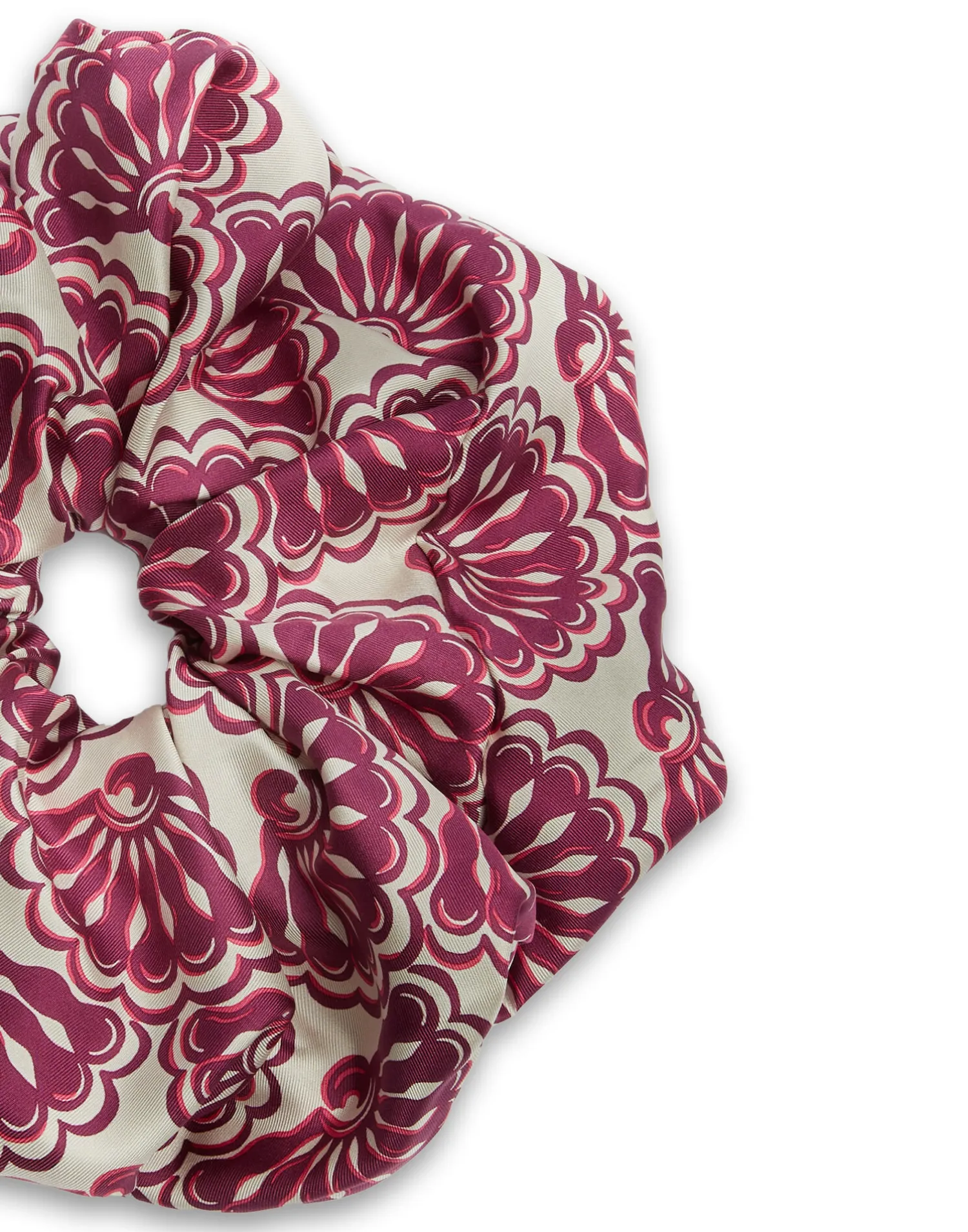 La DoubleJ Accessori Per Capelli|Accessories<Giga ScrunchieFans Purple in Silk Twill