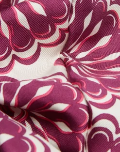 La DoubleJ Accessori Per Capelli|Accessories<Giga ScrunchieFans Purple in Silk Twill