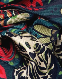 La DoubleJ Accessori Per Capelli|Accessories<Giga ScrunchieGiungla in Silk Twill