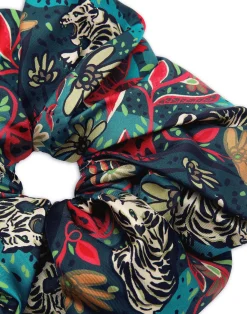 La DoubleJ Accessori Per Capelli|Accessories<Giga ScrunchieGiungla in Silk Twill