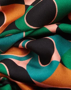 La DoubleJ Accessori Per Capelli|Accessories<Giga ScrunchieGumball Verde in Silk Twill