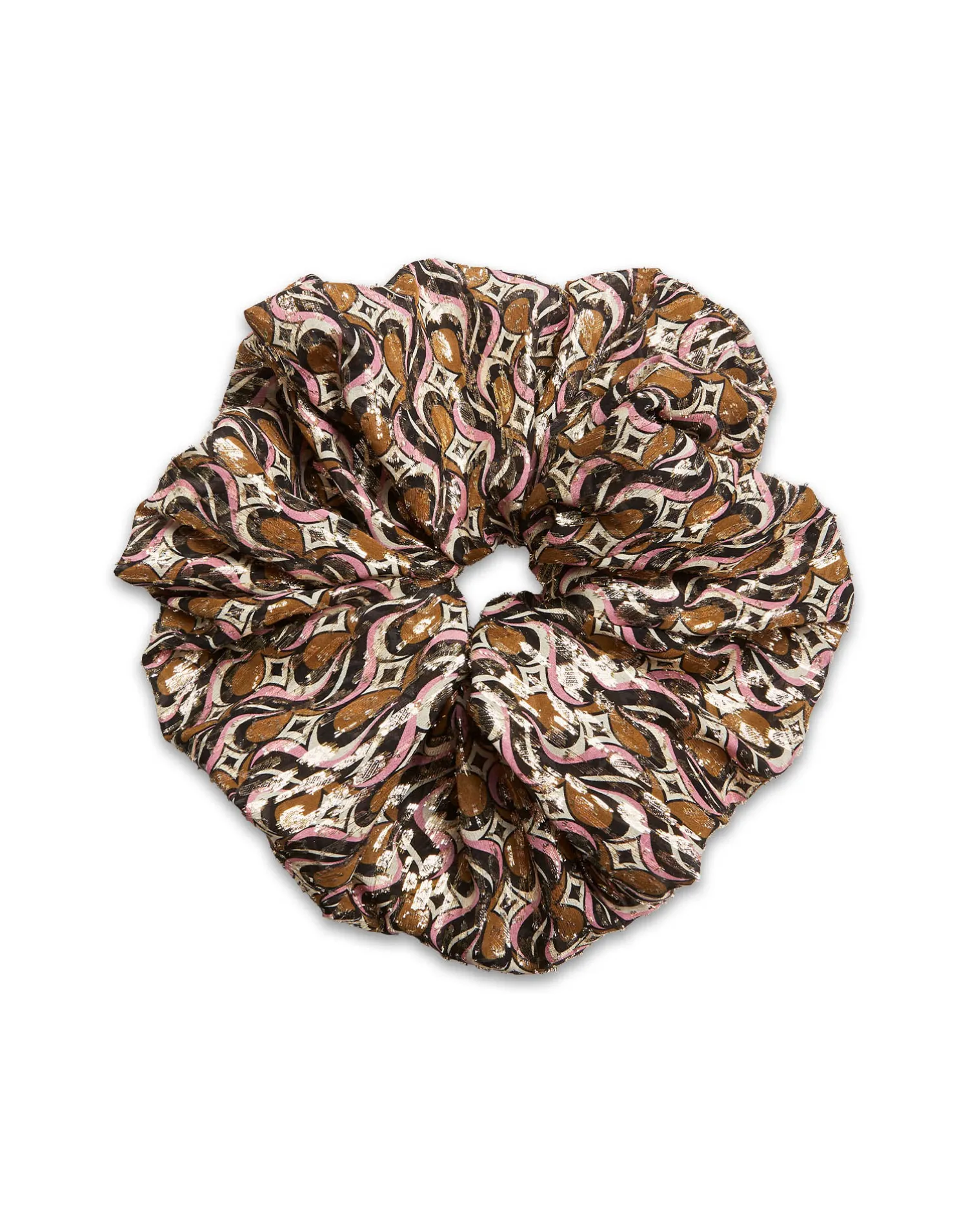 La DoubleJ Accessori Per Capelli|Accessories<Giga ScrunchieJive Pink in Lurex Fil Coupé