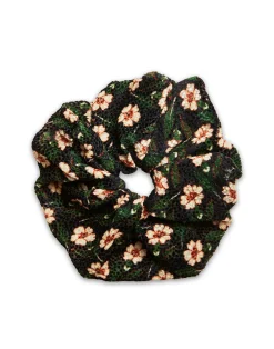 La DoubleJ Accessori Per Capelli|Accessories<Giga ScrunchieMayfair Black in Devore Velvet