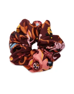 La DoubleJ Accessori Per Capelli|Accessories<Giga ScrunchieSelva in Silk Twill