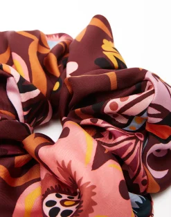 La DoubleJ Accessori Per Capelli|Accessories<Giga ScrunchieSelva in Silk Twill