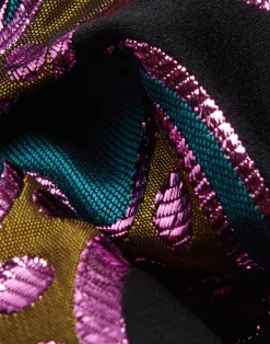 La DoubleJ Accessori Per Capelli|Accessories<Giga ScrunchieSpritz Blue Petrol in Jacquard
