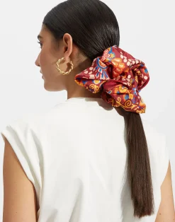La DoubleJ Accessori Per Capelli|Accessories<Giga ScrunchieTaranta in Twill Silk