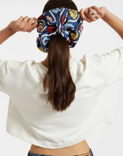 La DoubleJ Accessori Per Capelli|Accessories<Giga ScrunchieWhitsun Blue in Silk Twill