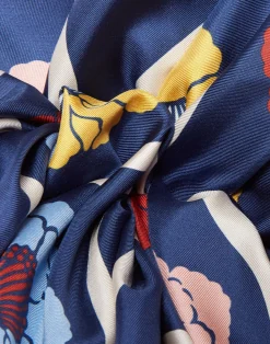 La DoubleJ Accessori Per Capelli|Accessories<Giga ScrunchieWhitsun Blue in Silk Twill