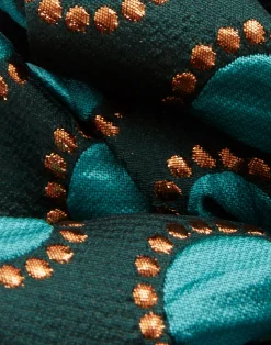 La DoubleJ Accessori Per Capelli|Accessories<Giga ScrunchieWinter Sun Emerald in Jacquard