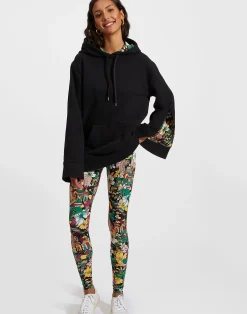 La DoubleJ Felpe E Magliette<Girlfriend HoodieSolid Black in Jersey