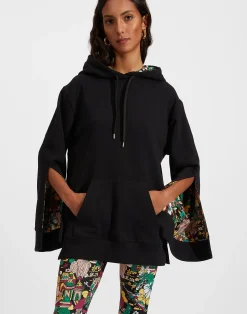 La DoubleJ Felpe E Magliette<Girlfriend HoodieSolid Black in Jersey