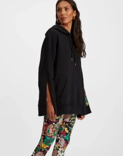 La DoubleJ Felpe E Magliette<Girlfriend HoodieSolid Black in Jersey