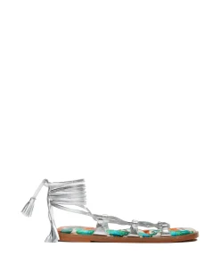 La DoubleJ Scarpe|Accessories<Gladiator SandalsKissers in Twill
