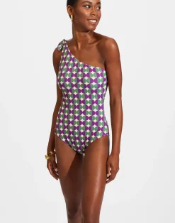 La DoubleJ Moda Mare<Goddess SuitMezzaluna in Lycra