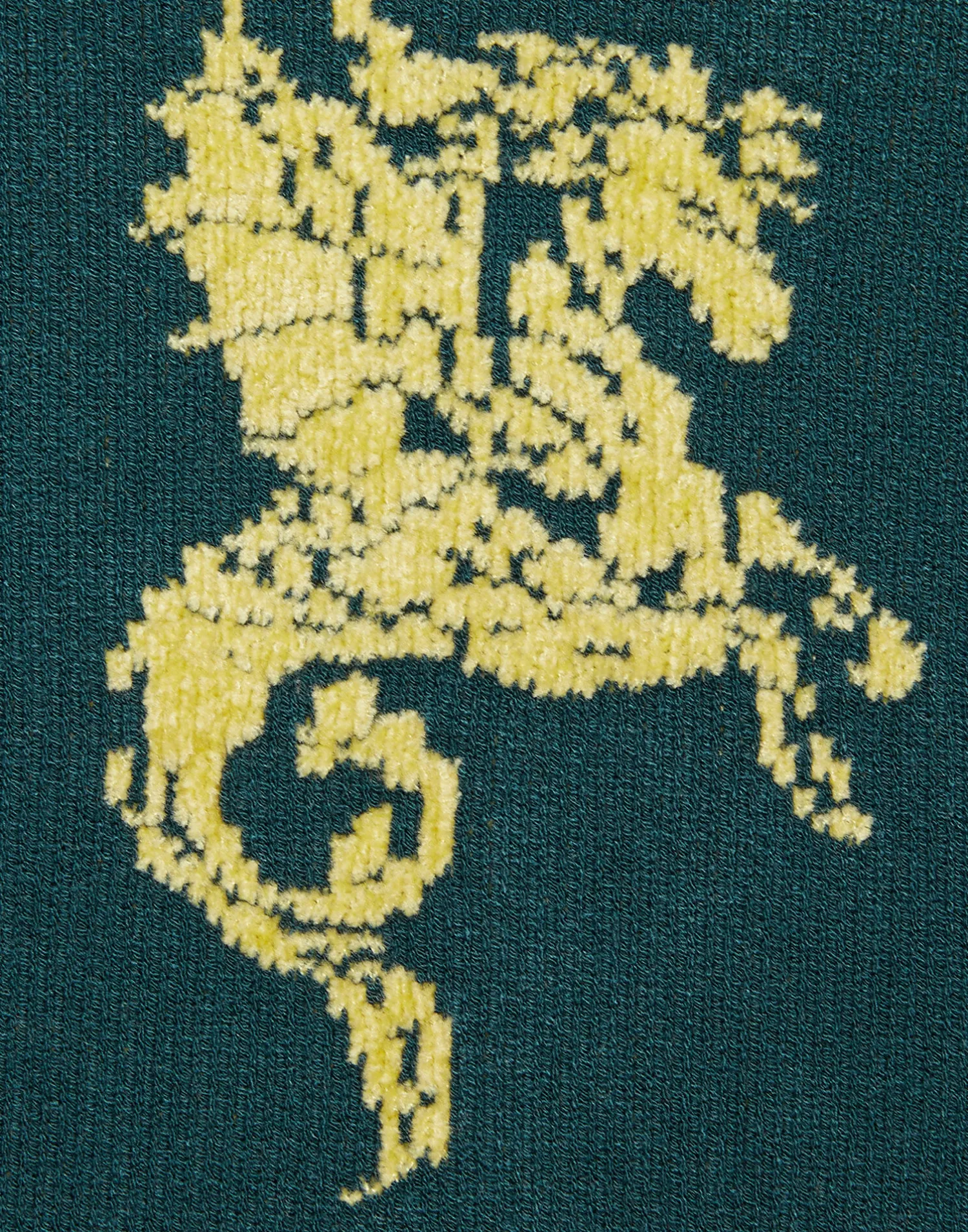 La DoubleJ Maglieria<Gryphos SweaterDark Green in Fleece Jacquard