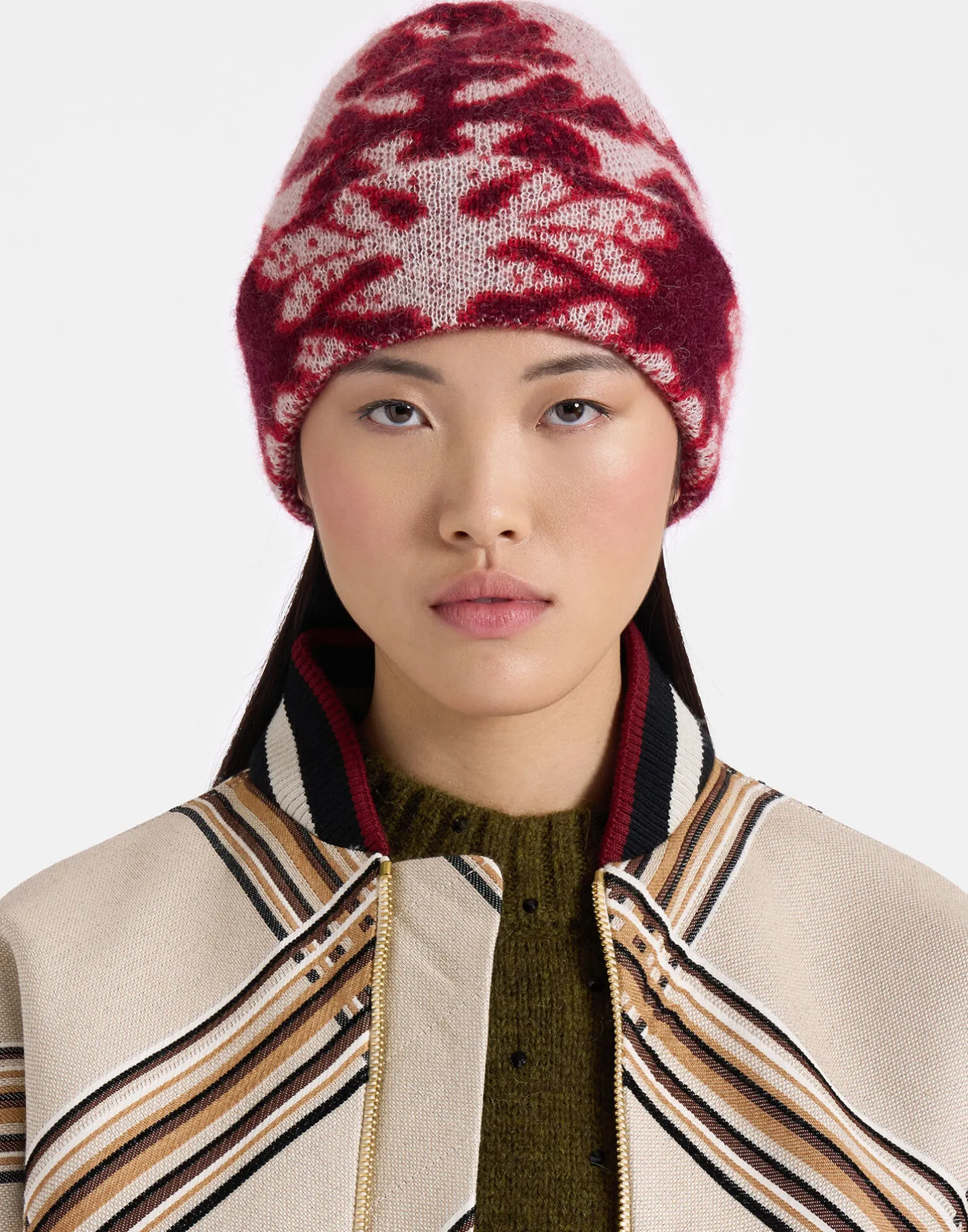 La DoubleJ Cappelli|Accessories<Half-Light HatHerald Cream in Light Mohair