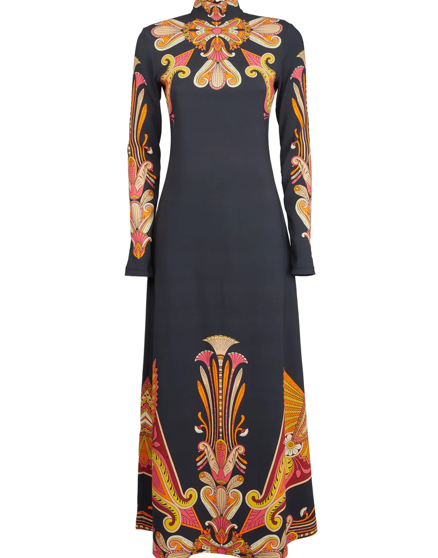 La DoubleJ Vestiti<Halle DressTotem Placée Blue in Envers Satin