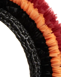 La DoubleJ Accessori Per Capelli|Accessories<Halo HeadbandSolid Black in Raffia Crochet