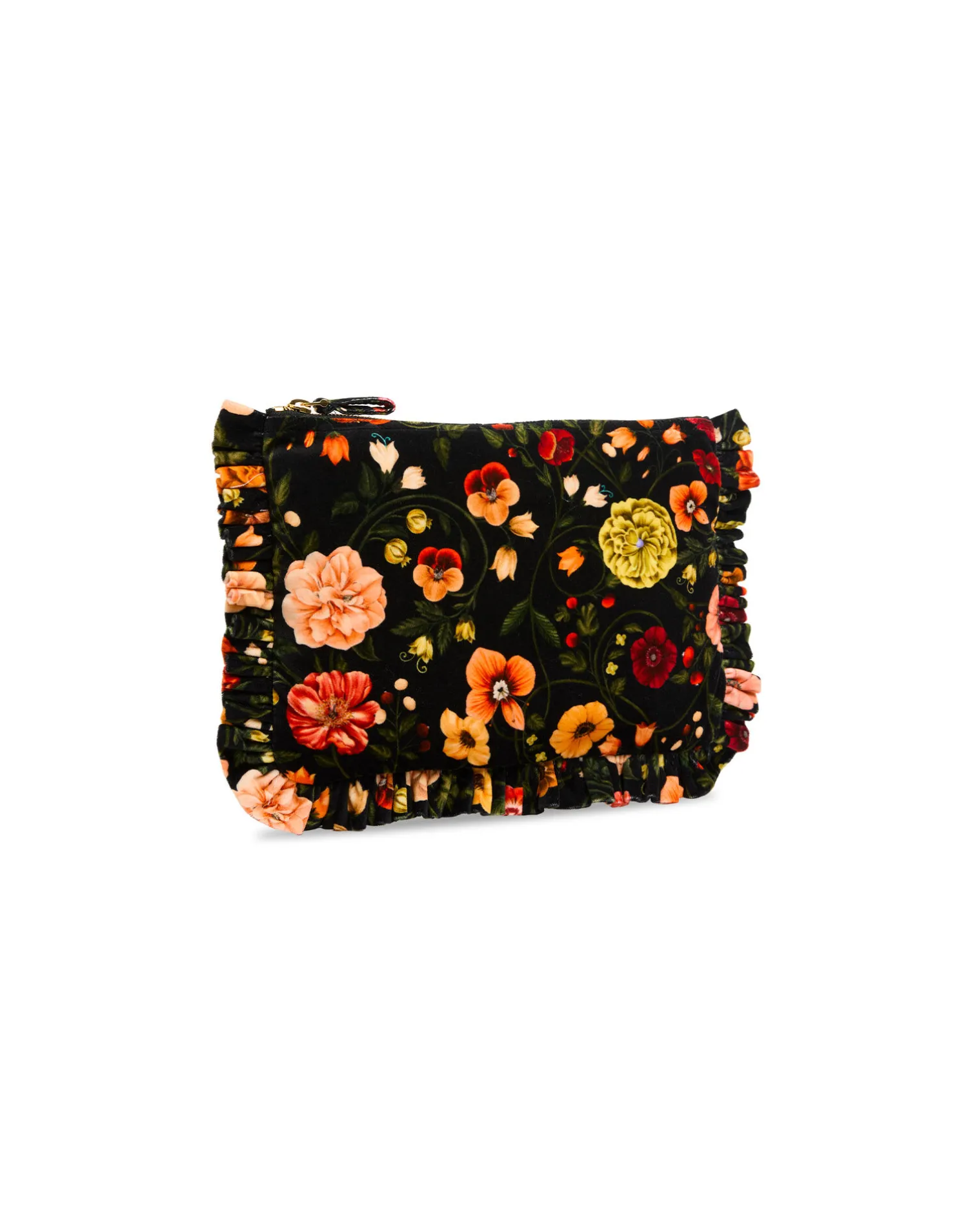 La DoubleJ Borse E Pochettes|Accessories<Hand PochetteBotticelli Black in Cotton Velvet