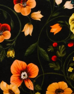 La DoubleJ Borse E Pochettes|Accessories<Hand PochetteBotticelli Black in Cotton Velvet