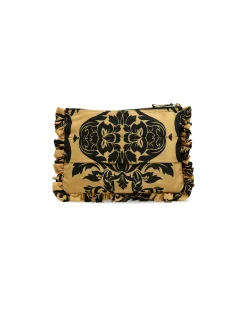 La DoubleJ Borse E Pochettes|Accessories<Hand PochetteCherubs Gold in Light Faille