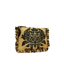 La DoubleJ Borse E Pochettes|Accessories<Hand PochetteCherubs Gold in Light Faille